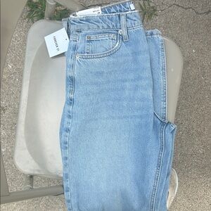 Forever 21 Sky Blue High Rise Jeans